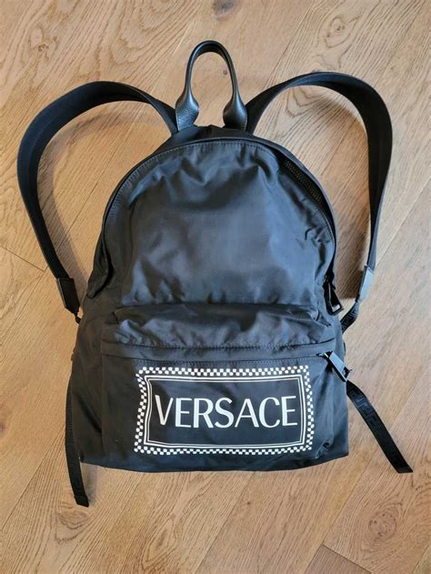 versace backpack nylon|versace free backpack.